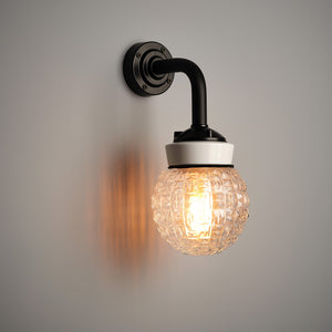 Crystal Globe Wall Light