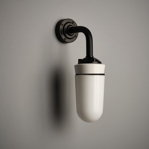 Test Tube Wall Light - White Glass