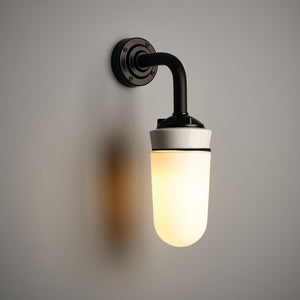 Test Tube Wall Light - White Glass