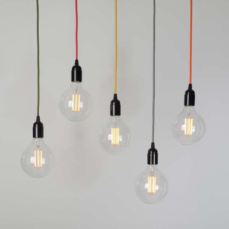 Classic LED Globe Filament Bulb Pendant Light