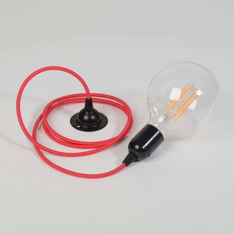 Classic LED Globe Filament Bulb Pendant Light