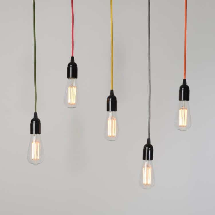 Classic LED Pear Filament Bulb Pendant Light