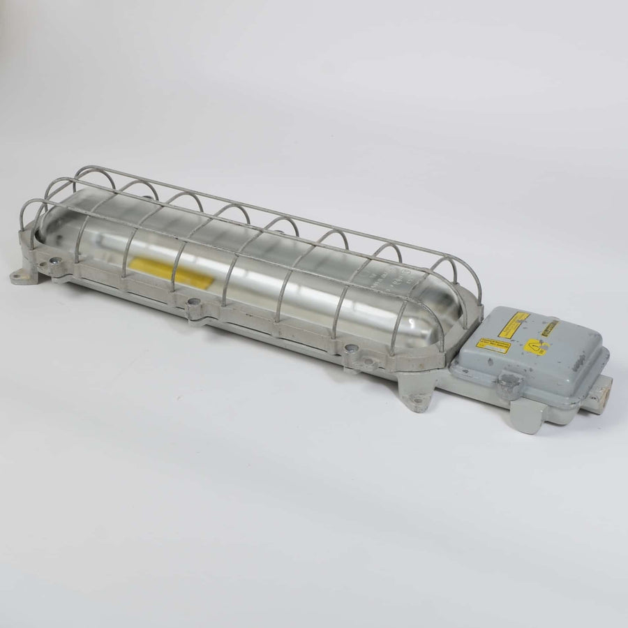 East German fluorescent wall lights - Original Grey -