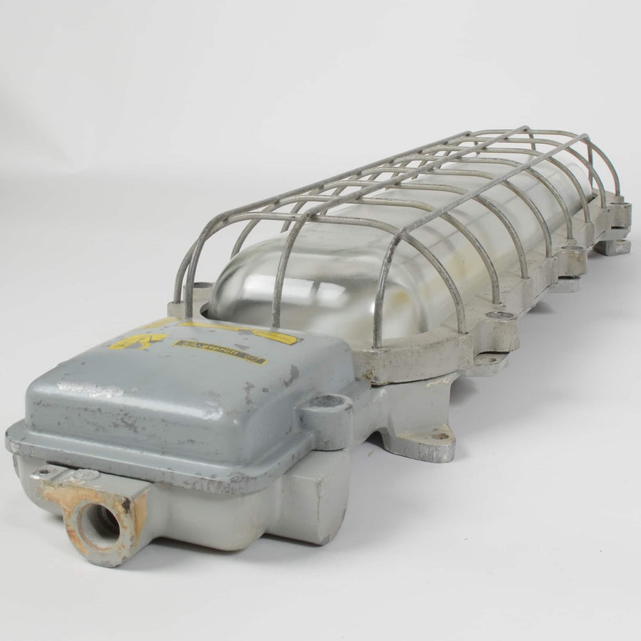 East German fluorescent wall lights - Original Grey -