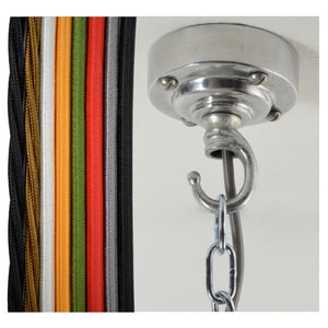 Classic grey enamel pendants