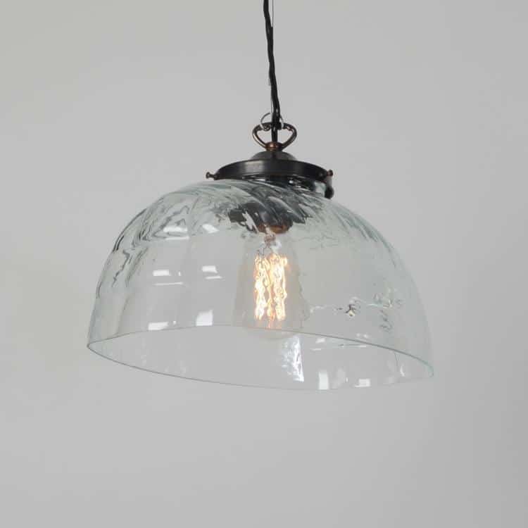 Jellymould Pendant Light - Clear Glass