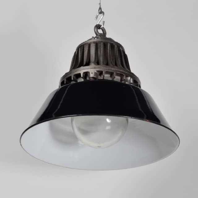 Black Revo pendants with glass domes