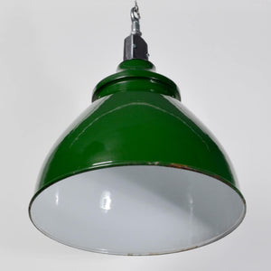 English domed green downlighters