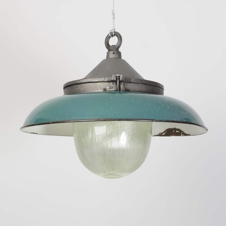 Prismatic pendants with shades -Turquoise-