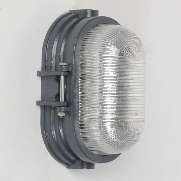 Classic Prismatic Bulkhead Light -Grey-