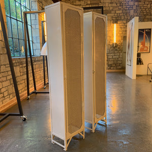 Pair of Rare 1920's German Industrial Lockers - Surplus