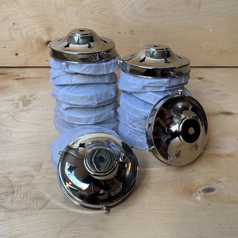 Chrome Gallery 11cm Dia (10mm Hole) - Surplus