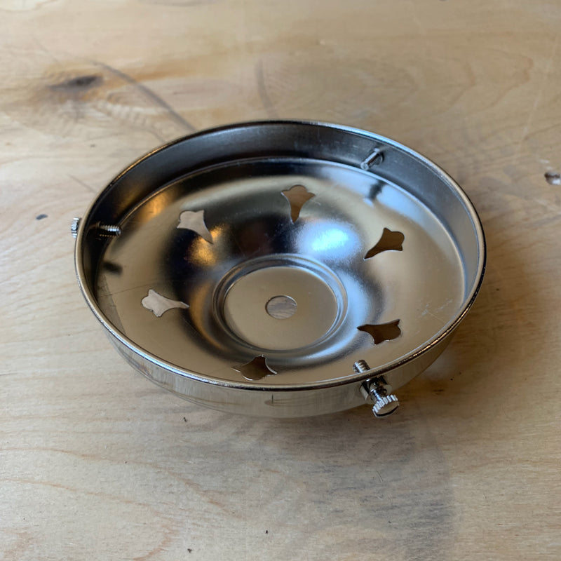 Chrome Gallery 11cm Dia (10mm Hole) - Surplus