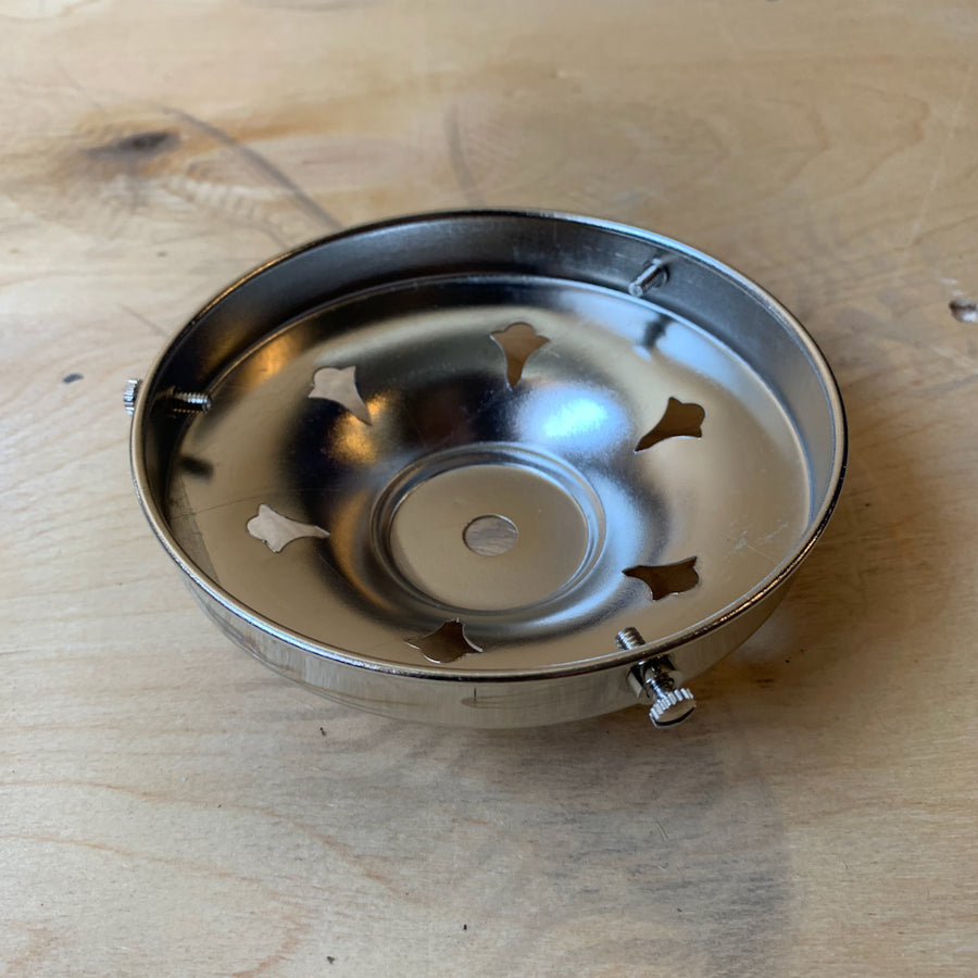 Chrome Gallery 11cm Dia (10mm Hole) - Surplus