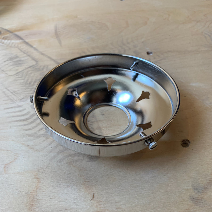 Chrome Gallery 11cm Dia (40mm Hole) - Surplus