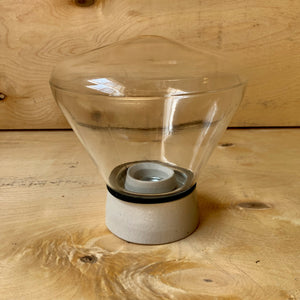 Clear Cone Flush Mount Light