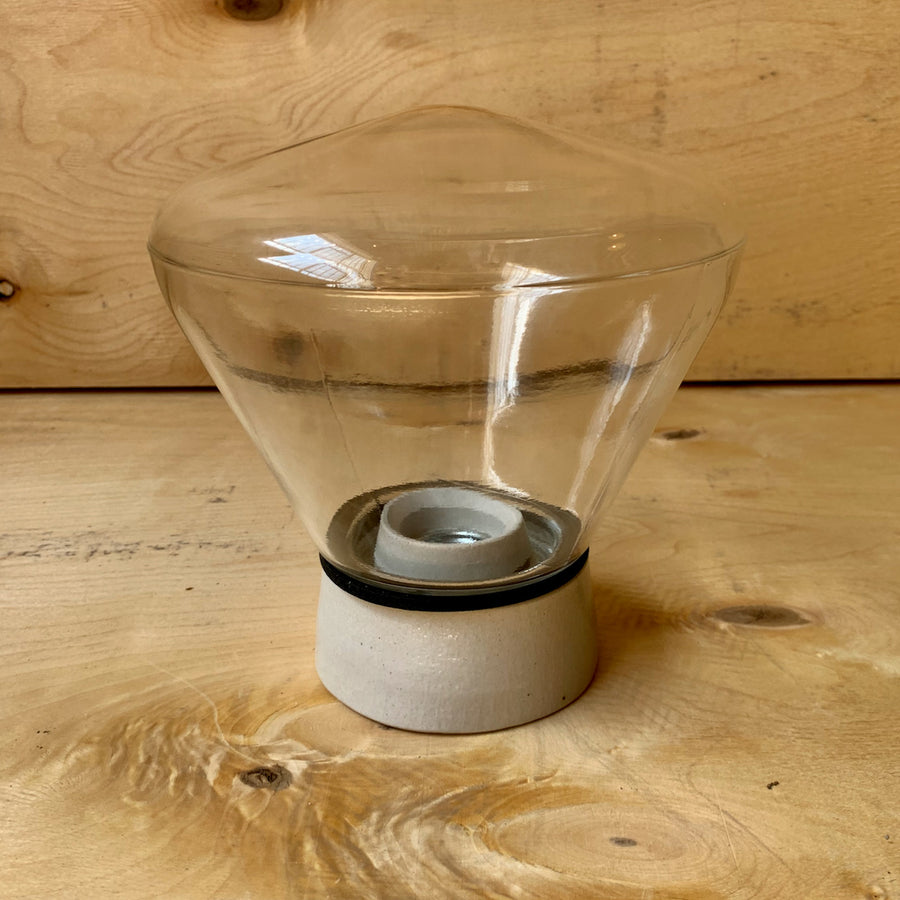 Clear Cone Flush Mount Light