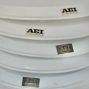 Industrial AEI Pendants With Opaline Glass