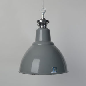 Vintage Benjamin 'Crysteel' Pendant Lights