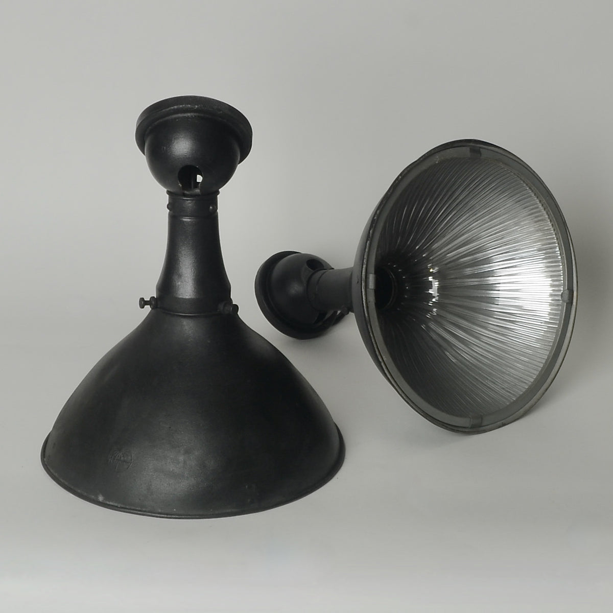 Vintage Holophane Church Wall Lights