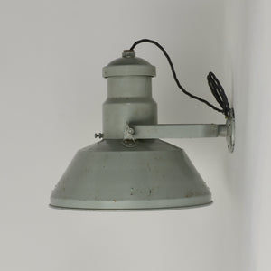 Vintage Industrial Holophane Wall Lights