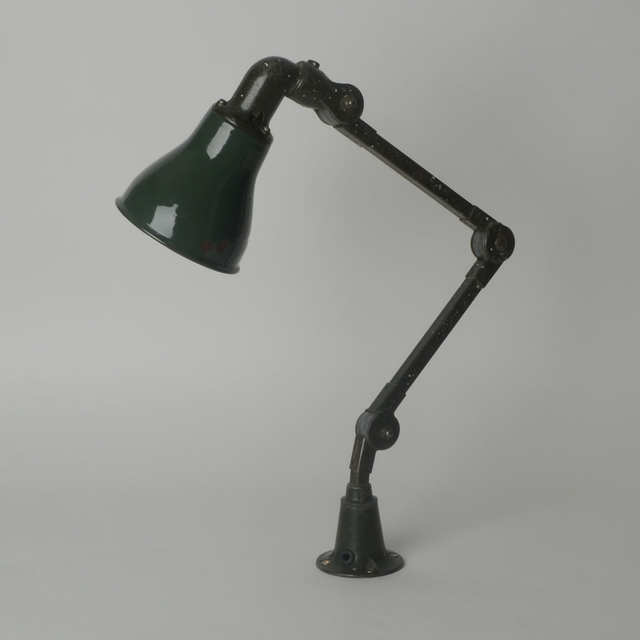 Vintage Mek Elec Desk Mounted Light (2 Arm)