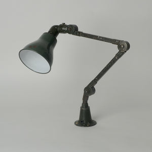 Vintage Mek Elec Desk Mounted Light (2 Arm)