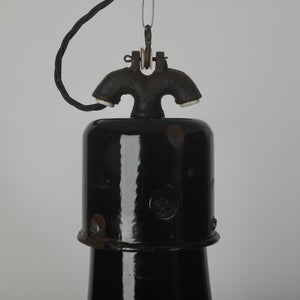 Pair of 1920's Angled Kandem Pendants
