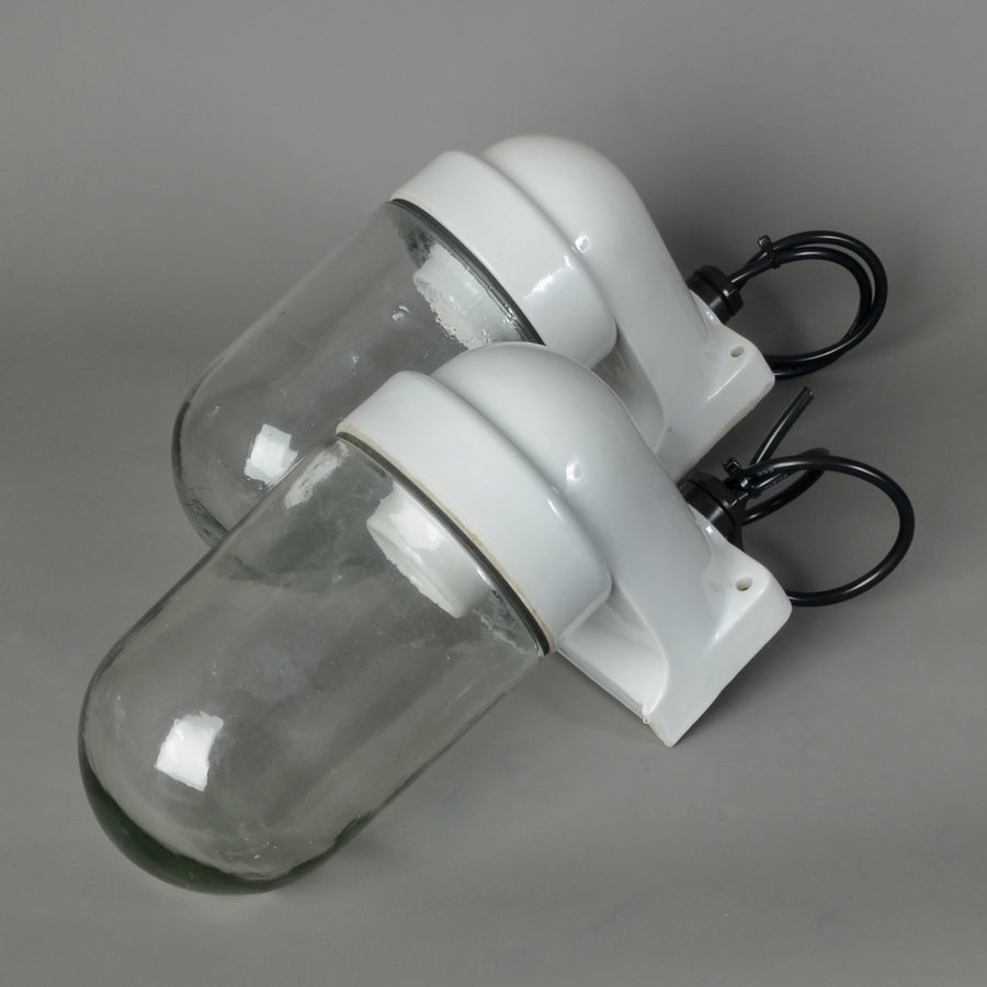 Pair of Vintage Ceramic Wall lights