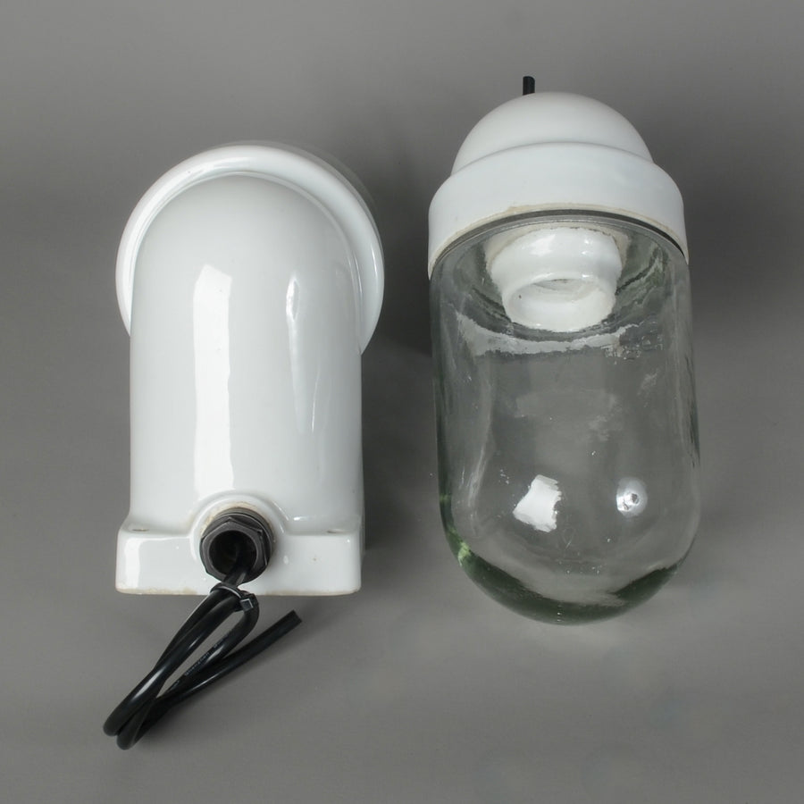 Pair of Vintage Ceramic Wall lights