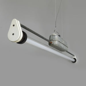 VEB Leuchtenbau Pendant Light with Bakelite ends