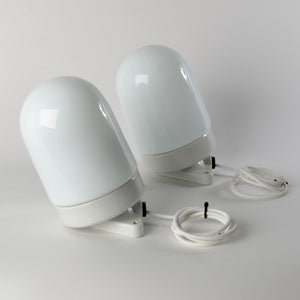 Pair of Communist Glass Wall Lights