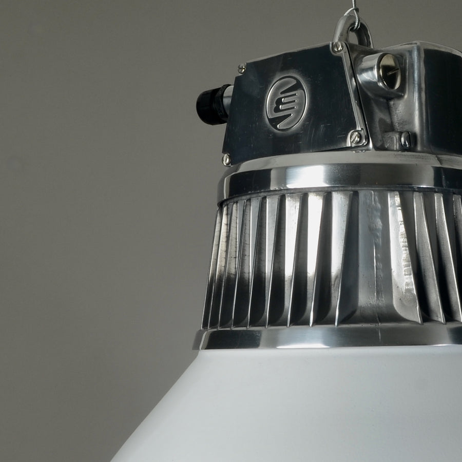 Vintage Elektrosvit Pendant Light - White