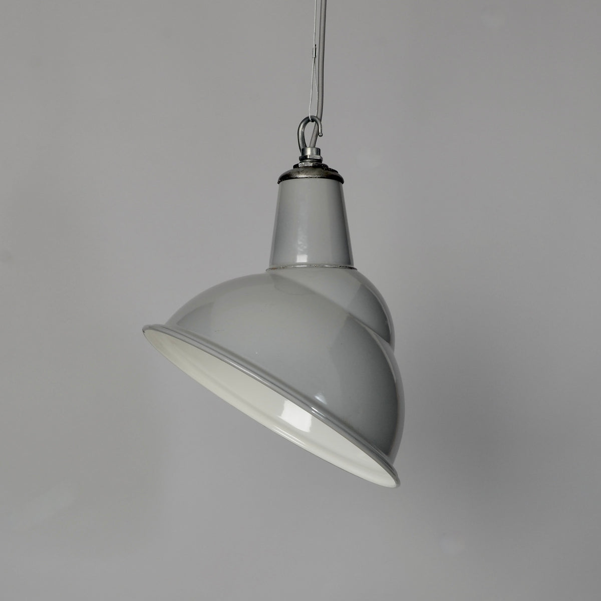 Smithfields Angled Pendant - Grey