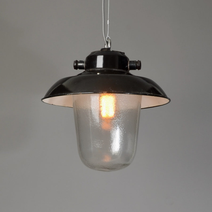 Vintage Shaded Glass Pendant MK I