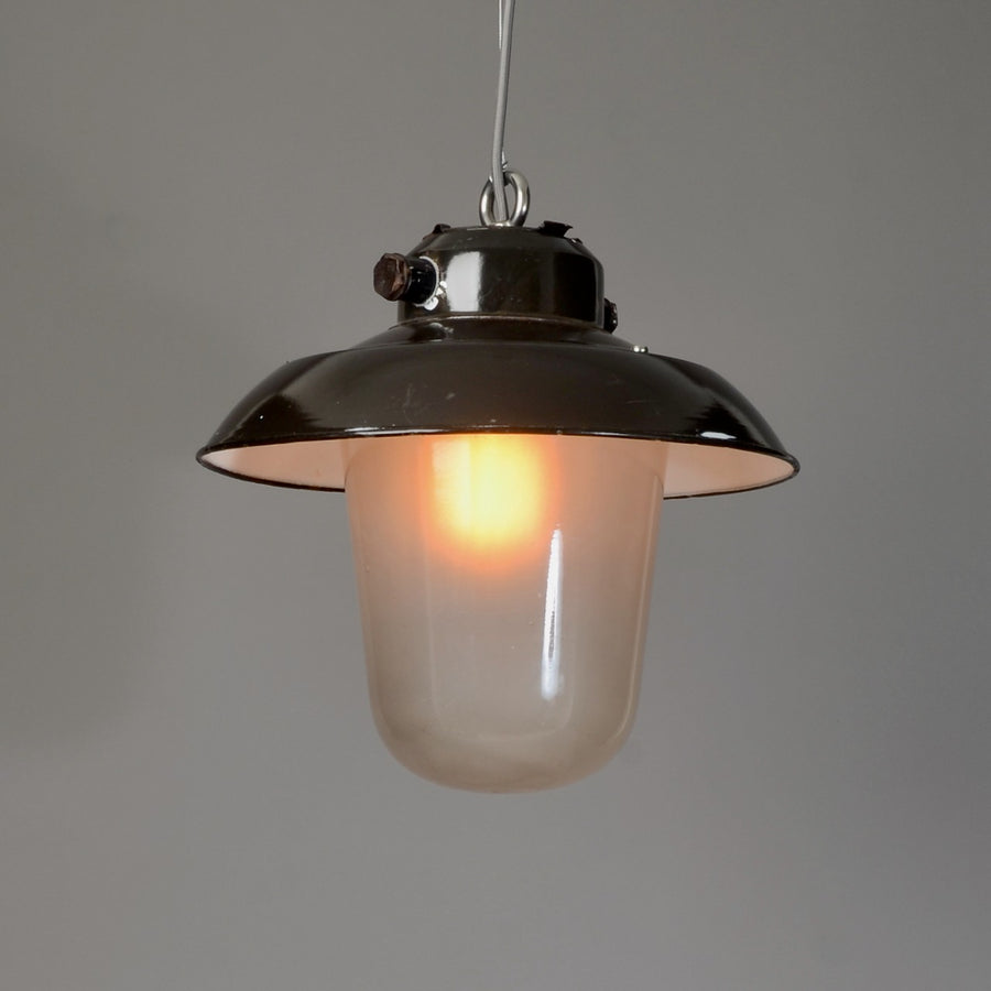 Vintage Shaded Glass Pendant MK II