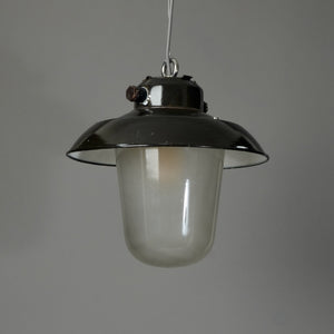 Vintage Shaded Glass Pendant MK II