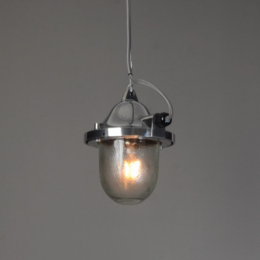 Mini Polish Mine Pendant Light - Bubble Glass