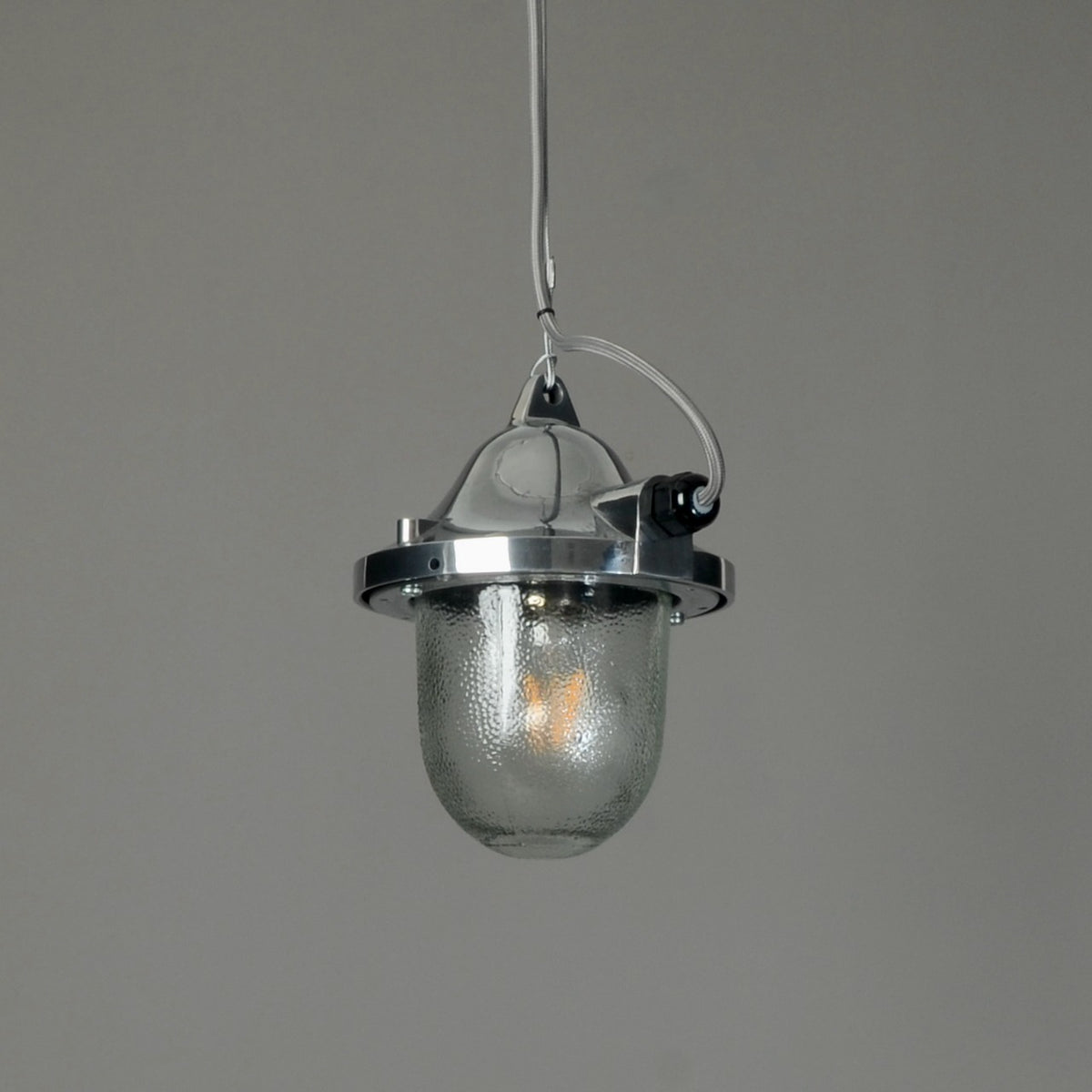Mini Polish Mine Pendant Light - Bubble Glass