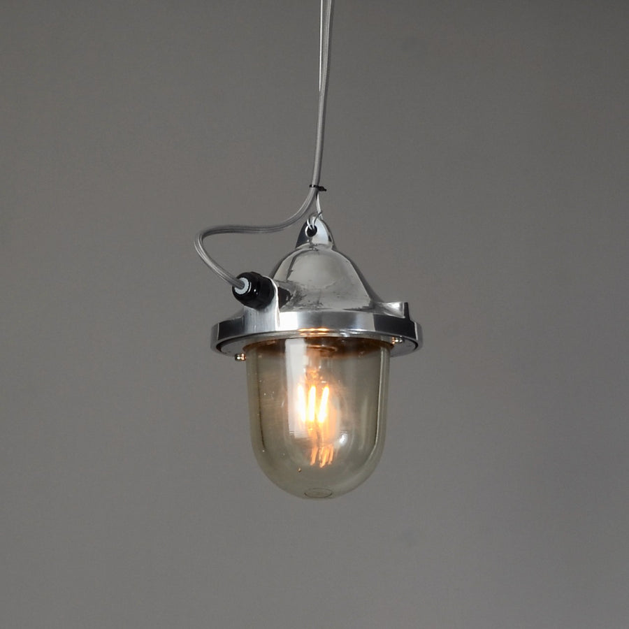 Mini Polish Mine Pendant Light - Clear Glass