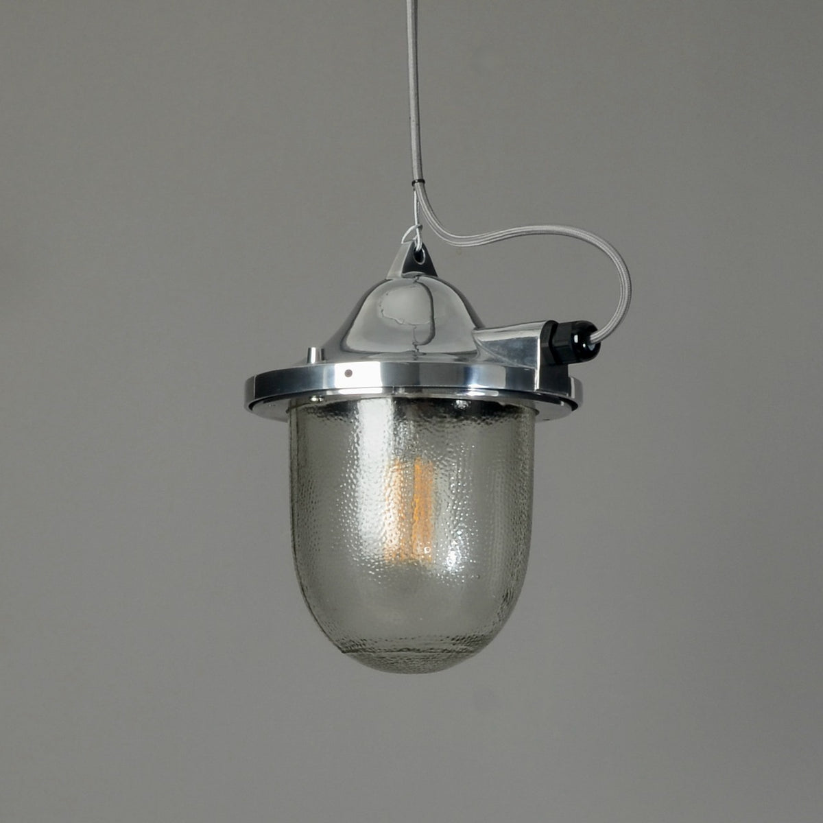 Polish Mine Pendant Light - Bubble Glass