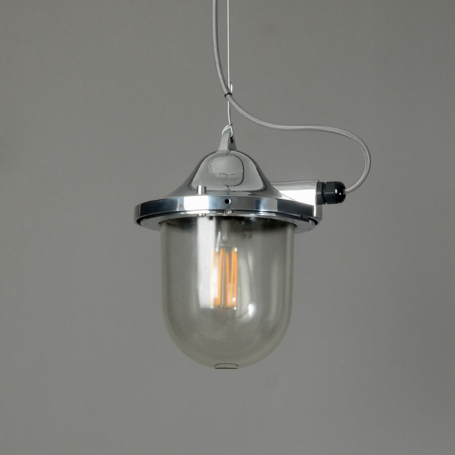 Polish Mine Pendant Light - Clear Glass