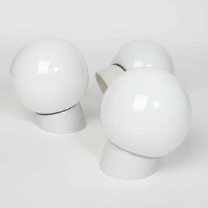 Angled white Globe - Small