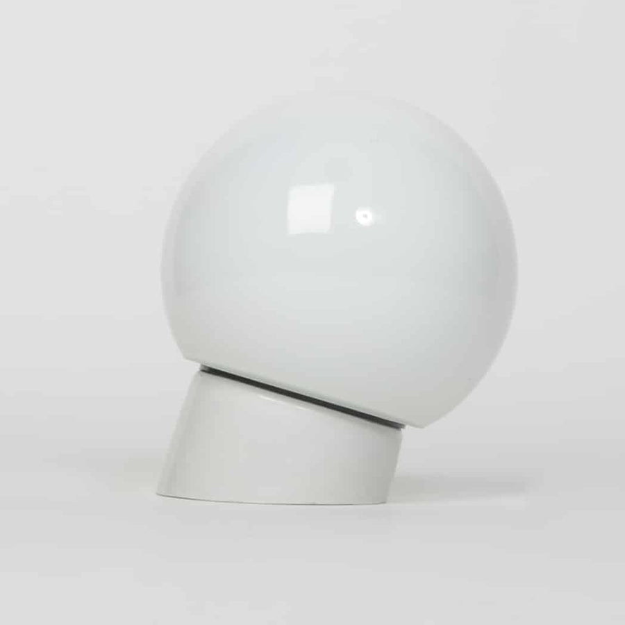 Angled white Globe - Small