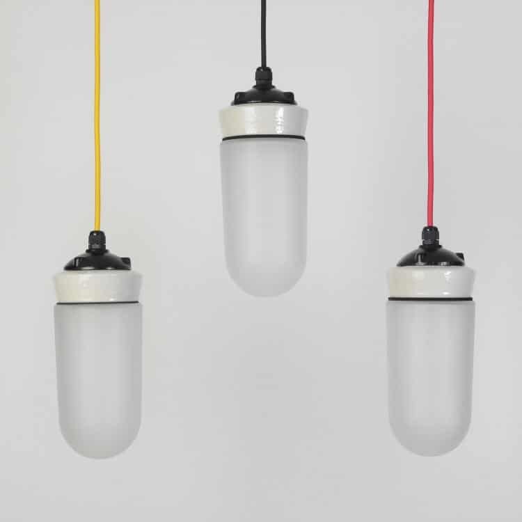 Test Tube Pendant Light - Frosted Glass