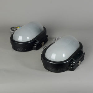 Vintage Cast-Iron Bulkheads - Black