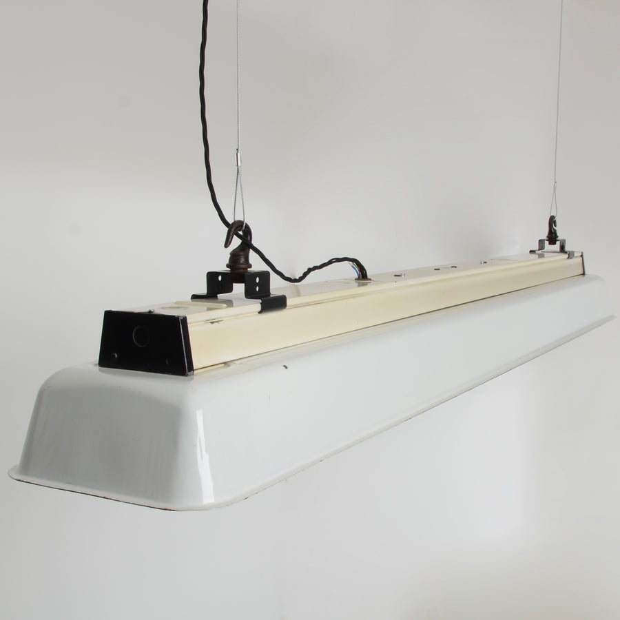 Vintage British fluorescent pendant