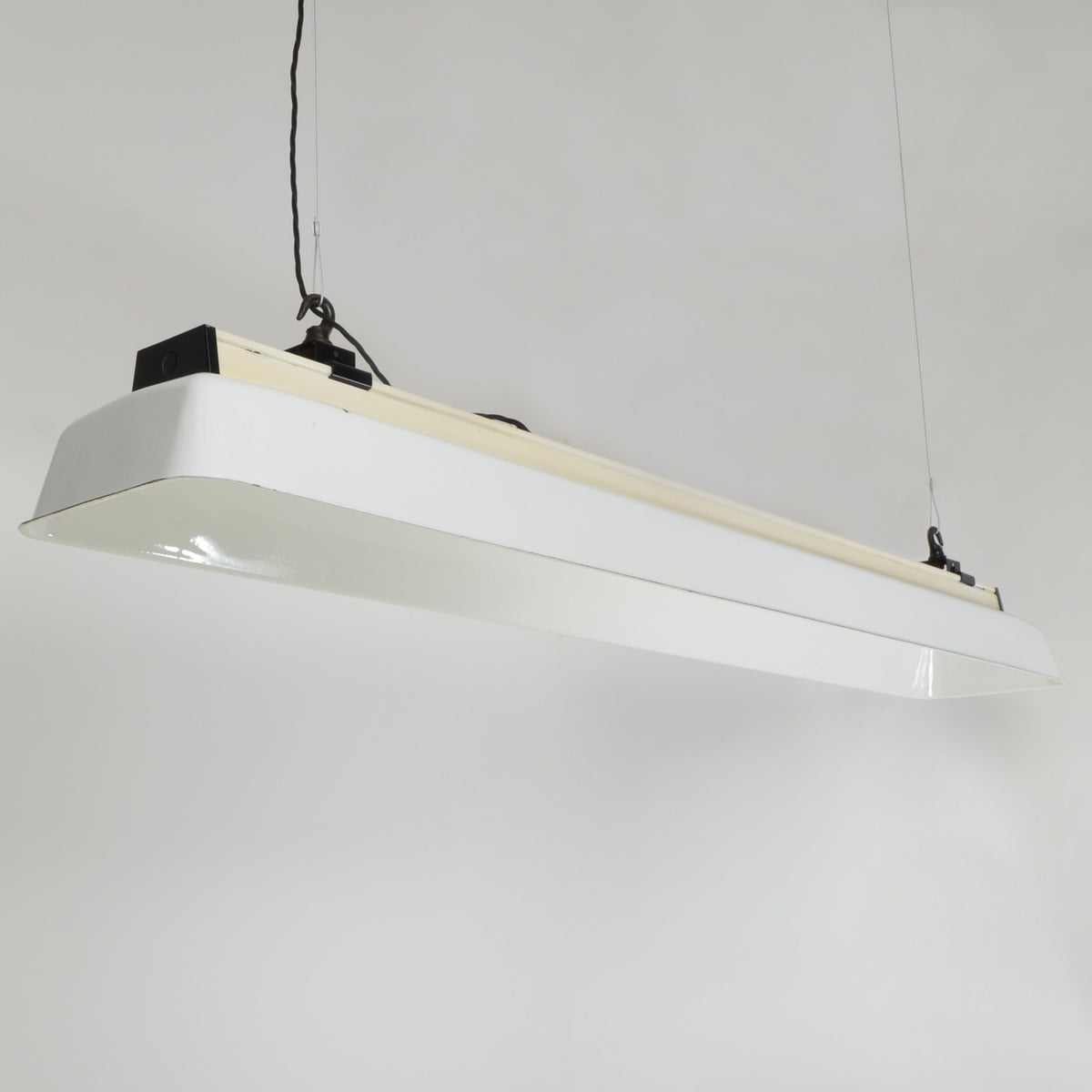 Vintage British fluorescent pendant